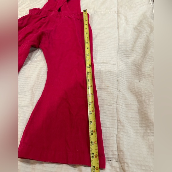 Handmade designer Olive&Vince girls bib-overalls, size 4/5 - Picture 4 of 12